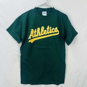 Oakland Athletics Shirt Mens Adult Medium‎ Green MLB Baseball Doctor Patel #19